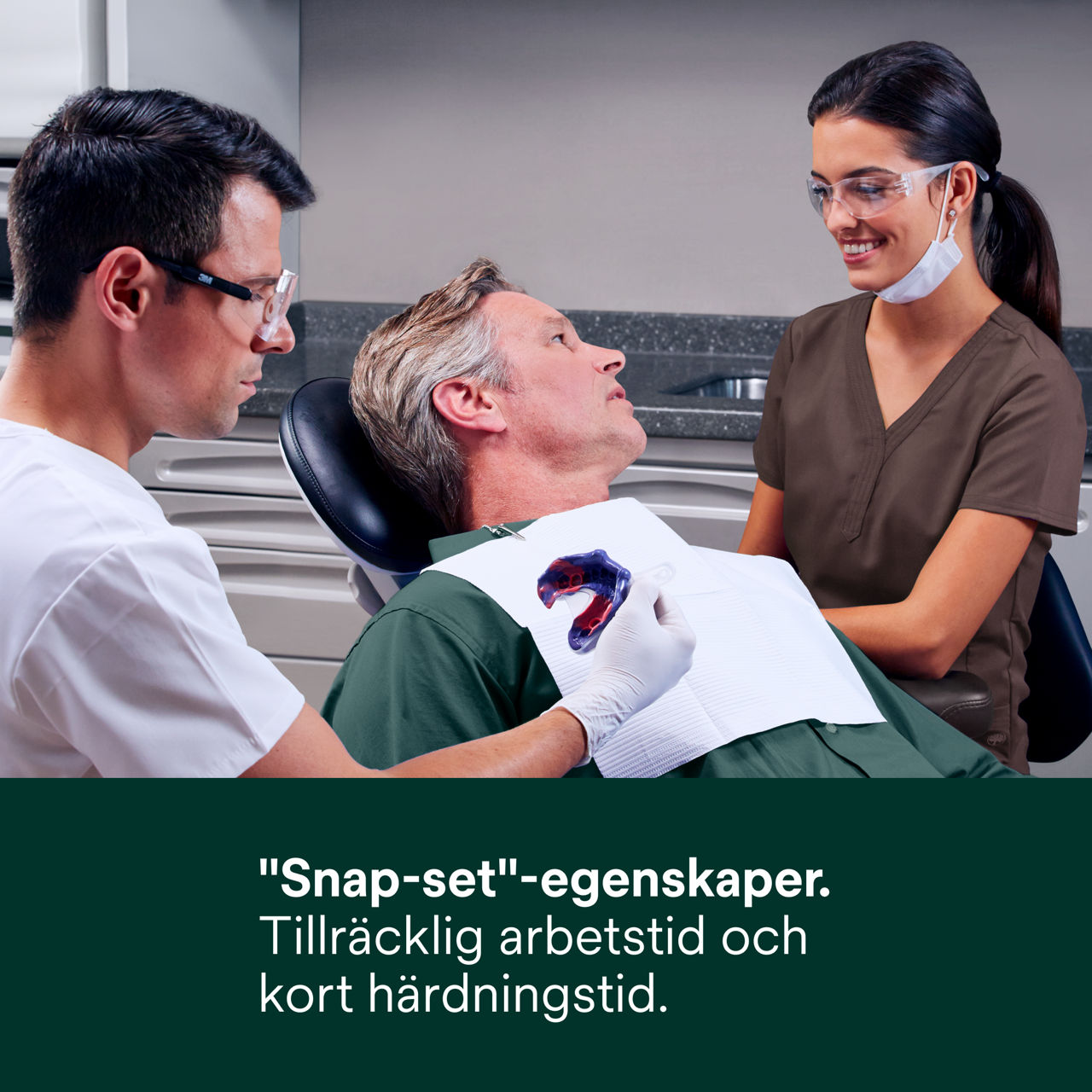 (4) Impregum™ - ”Snap-set”-egenskaper.