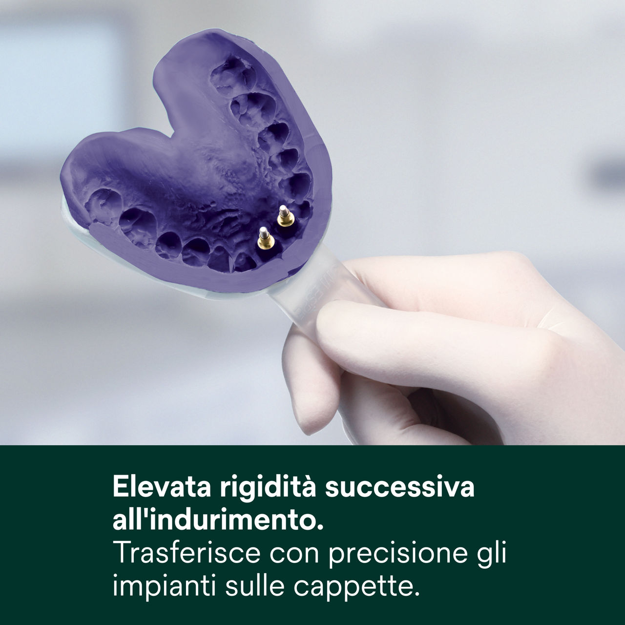 (5) Impregum™ - Elevata rigidità successiva all'indurimento.