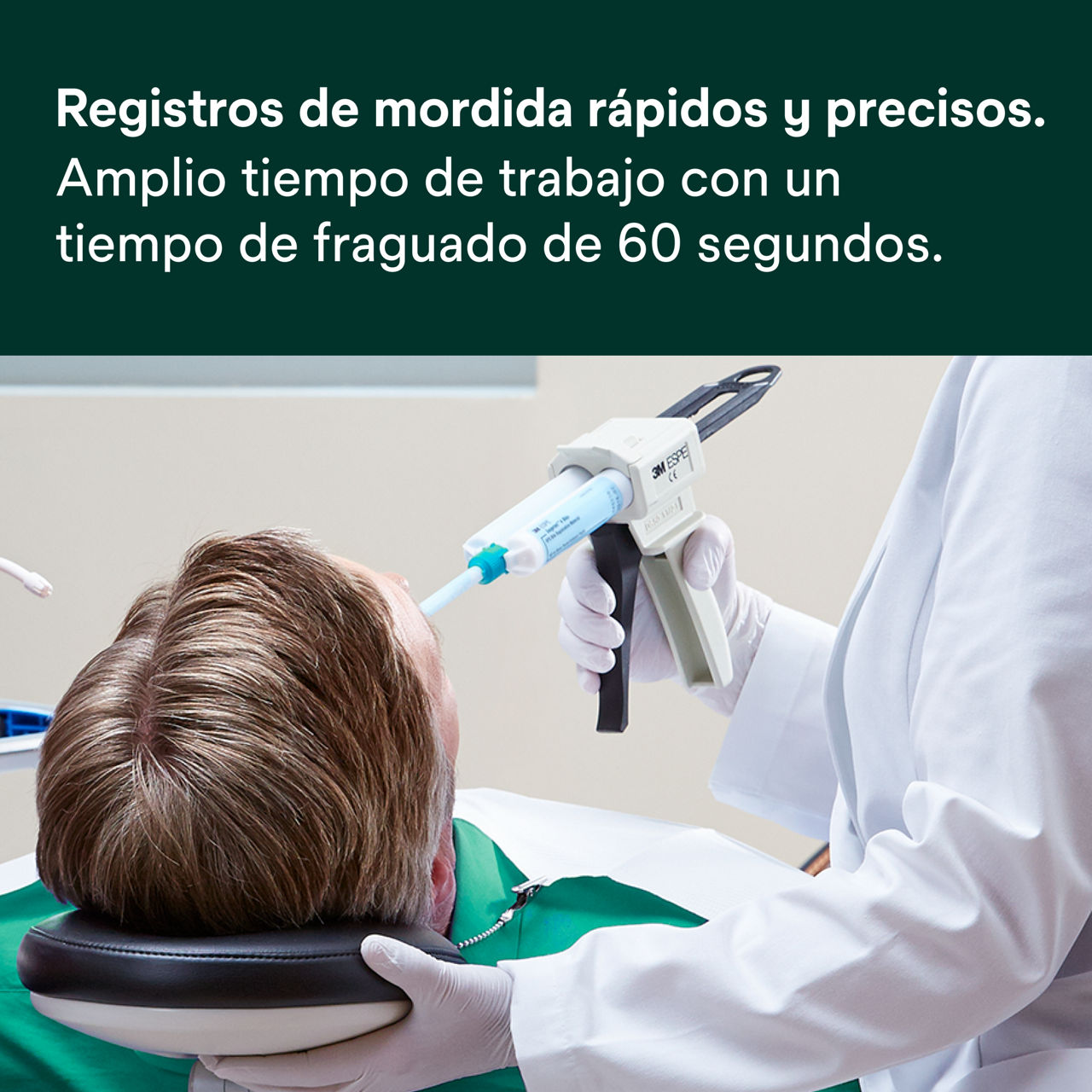 (1) Material de registro de mordida de silicona Imprint™ 4 Bite: Registro de bocado rápido