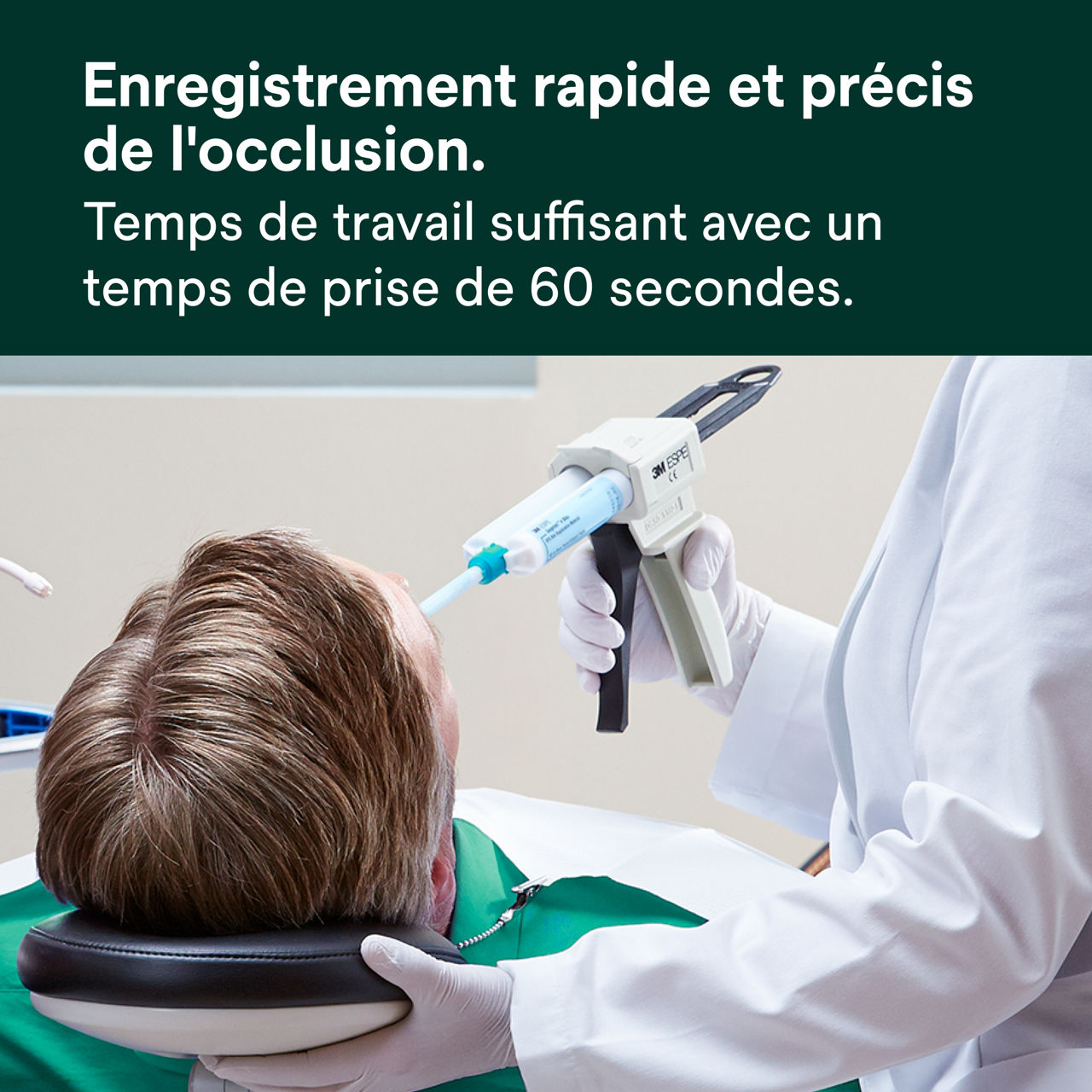(1) Matériel d'enregistrement d'occlusion VPS Imprint™ 4: Enregistrement rapide