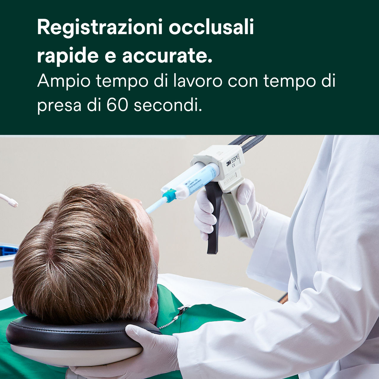 (1) Silicone per la registrazione occlusale Imprint™ 4 Bite: Registrazioni occlusali rapide