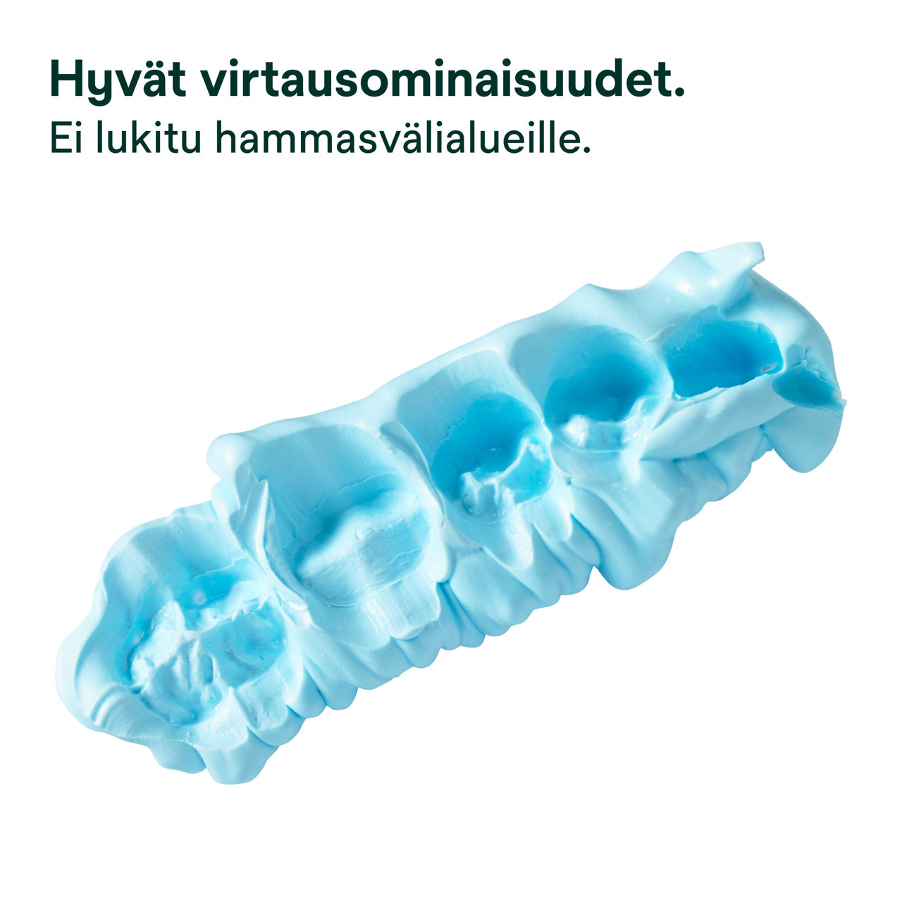 (2) Imprint™ 4 VPS ‑purennanrekisteröintimateriaali: Hyvät virtausominaisuudet.