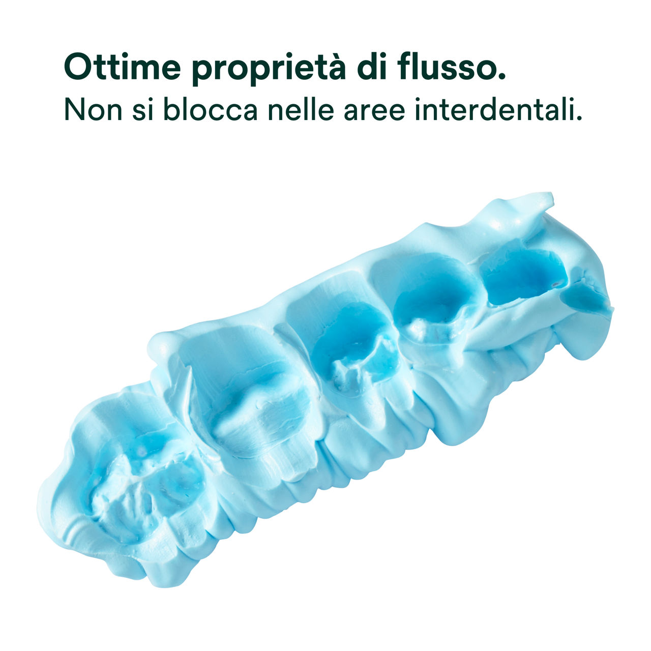 (2) Silicone per la registrazione occlusale Imprint™ 4 Bite: Ottime proprietà di flusso.