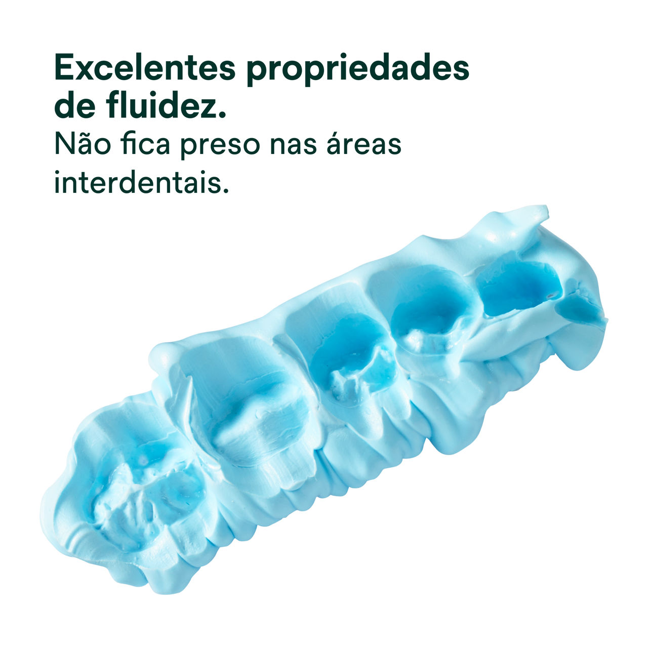 (2) Material de Registo de Oclusão 3M™ Imprint™ 4 VPS: Excelentes propriedades de fluidez.