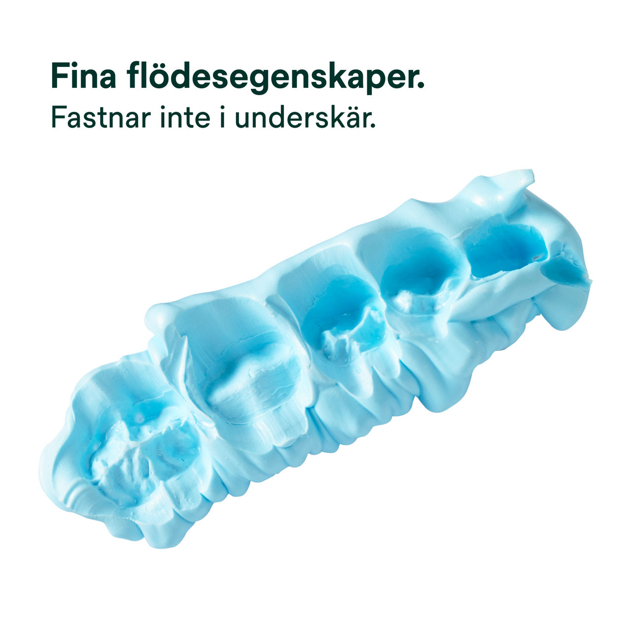 (2) Imprint™ 4 Bite VPS Bissregistriermaterial: Fina flödesegenskaper.
