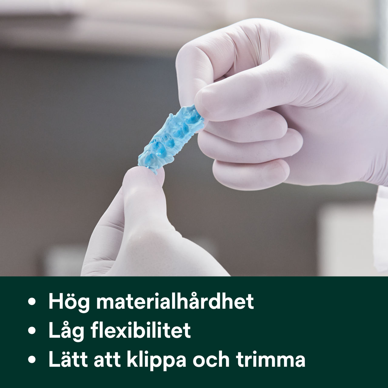 (3) Imprint™ 4 Bit VPS  Bissregistriermaterial: Hög materialhårdhet. Låg flexibilitet.