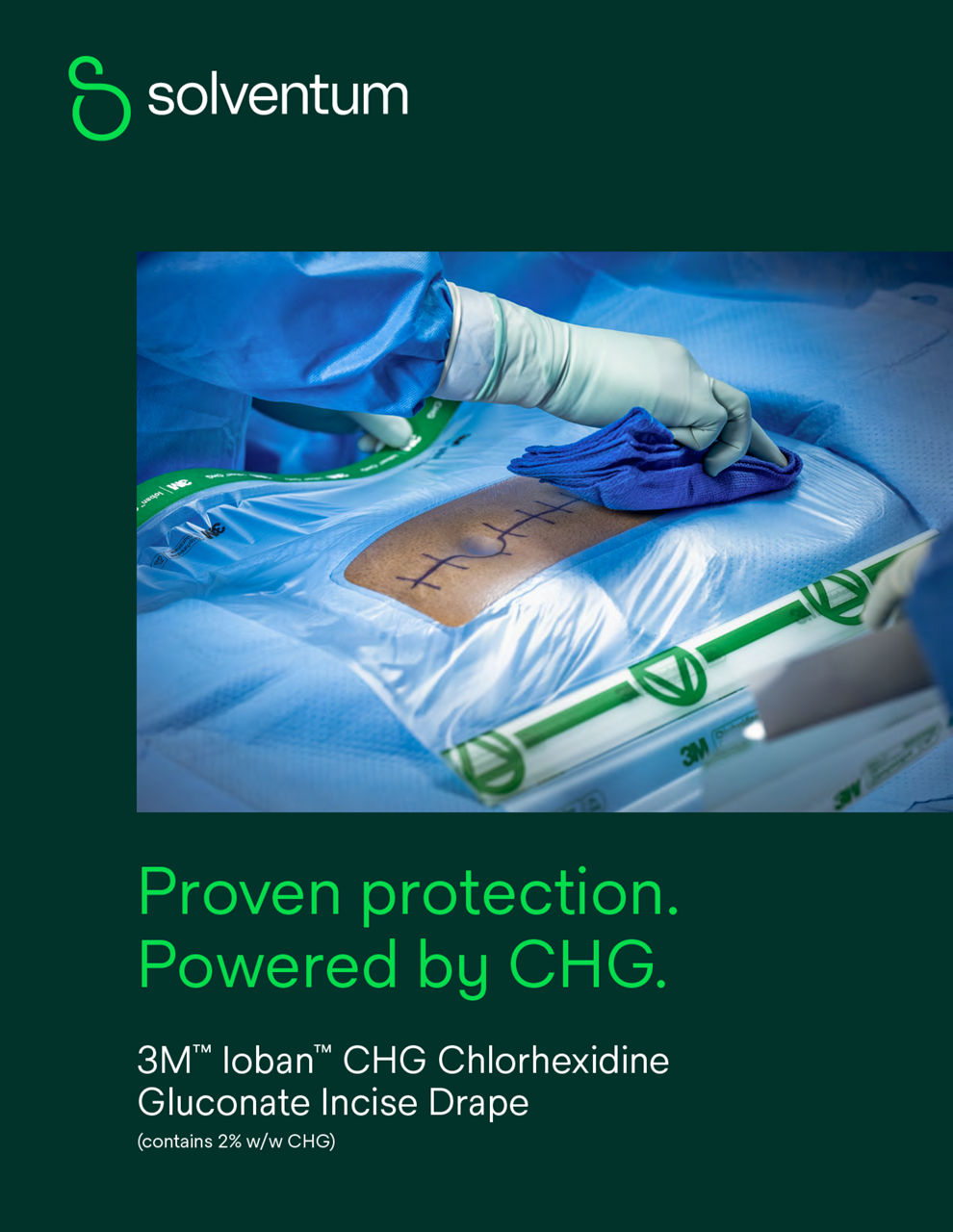 3M™ Ioban™ CHG Chlorhexidine Gluconate Incise Drape Brochure