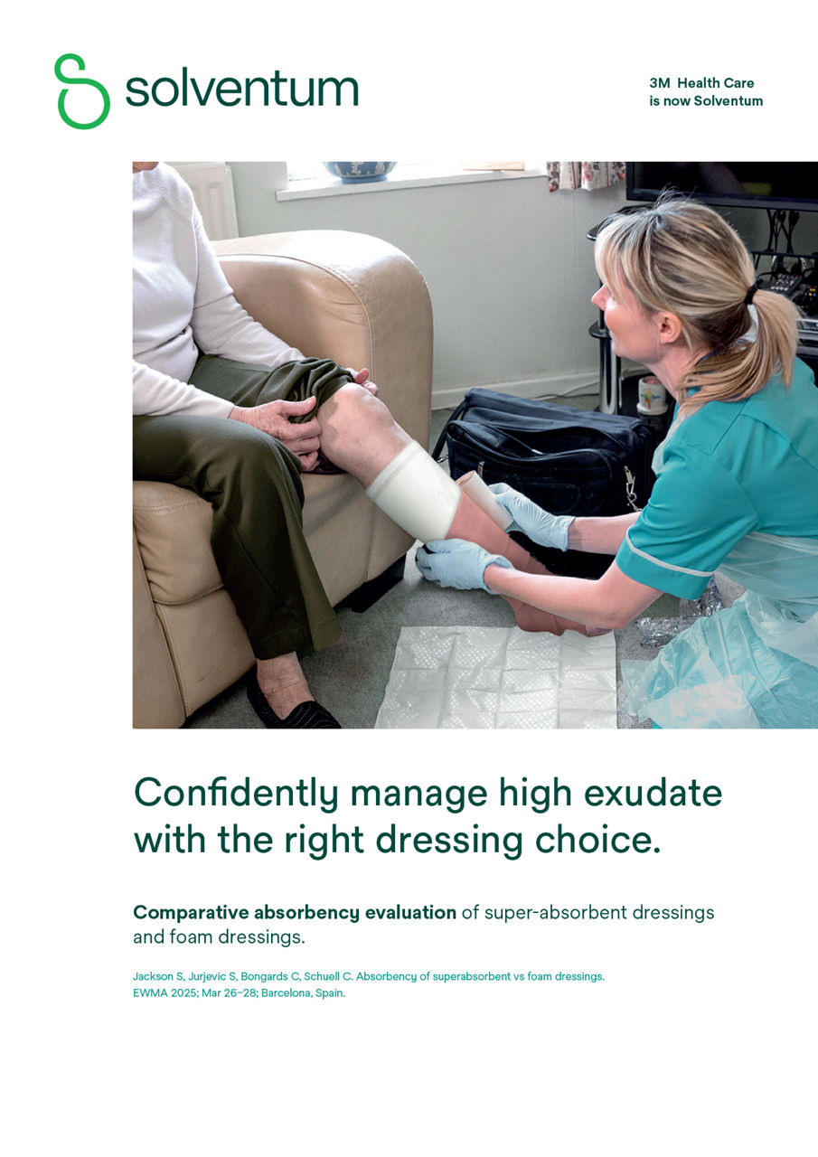 Kerramax Care Super-Absorbent Dressing and 3M Coban 2 Two Layer Compression System case series cover preview