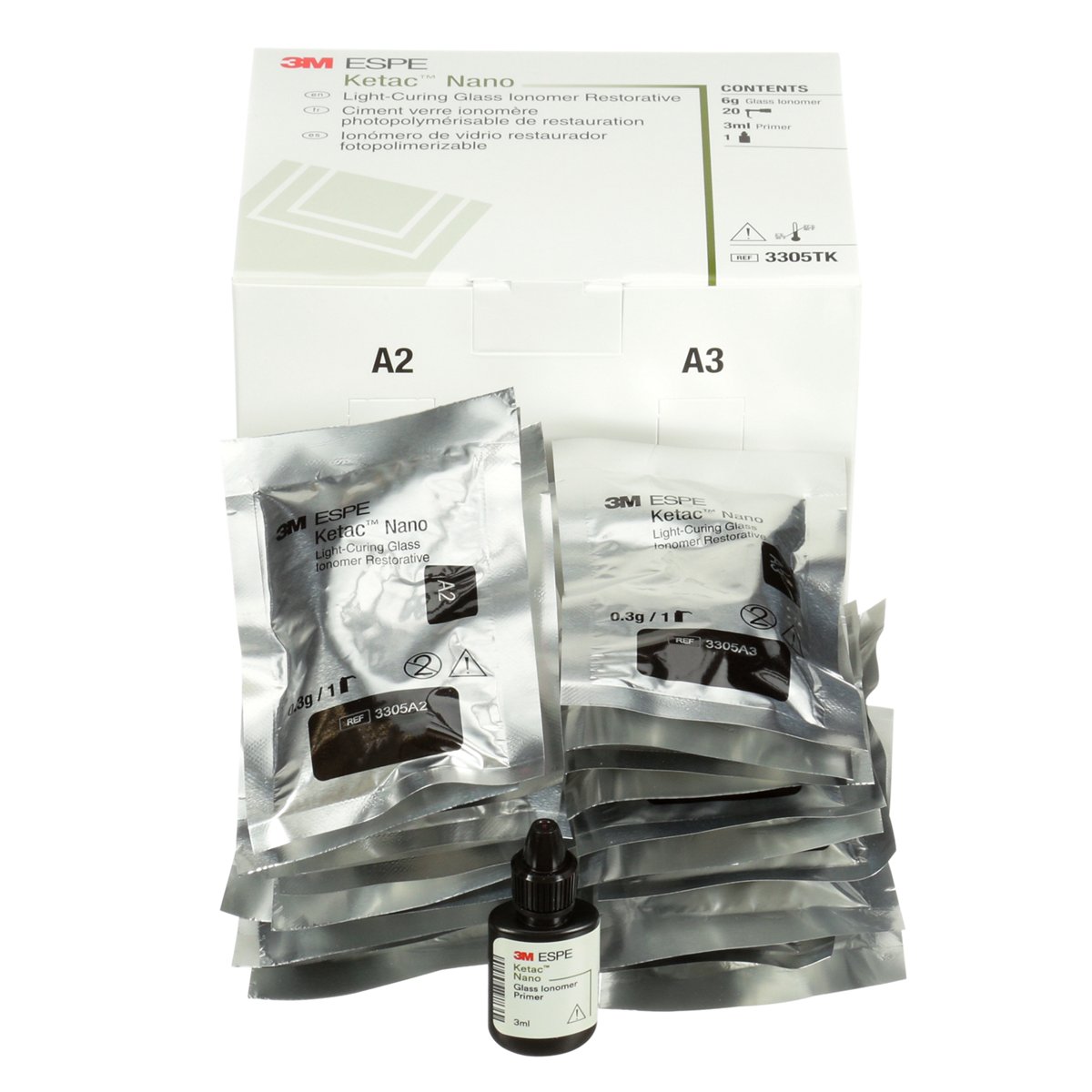 3M Ketac Nano Light-Curing Glass Ionomer Quick Mix Restorative