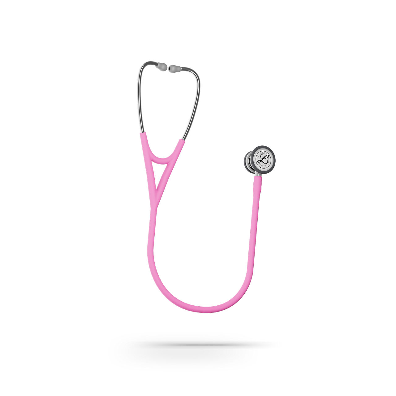 Littmann® Cardiology IV™ Stethoscope 6159 Rose Pink Tube product render - angled