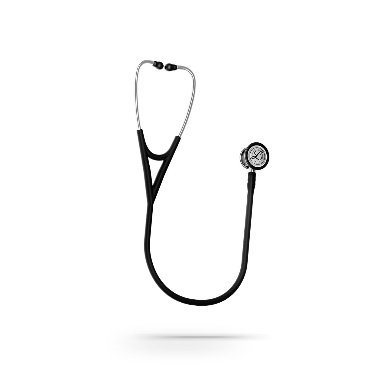 Littmann® Cardiology IV™ Stethoscope 6177 Black Tube product render - angled