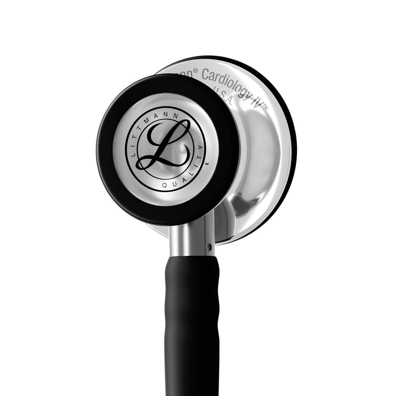 Littmann® Cardiology IV™ Stethoscope 6177 Black Tube product render - in action