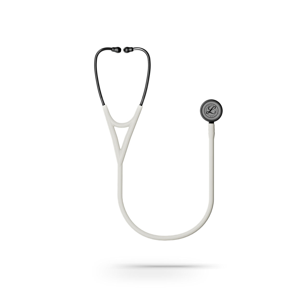 Littmann® Cardiology IV™ Stethoscope 6186c Satin-finish Alabaster Tube product render - straight
