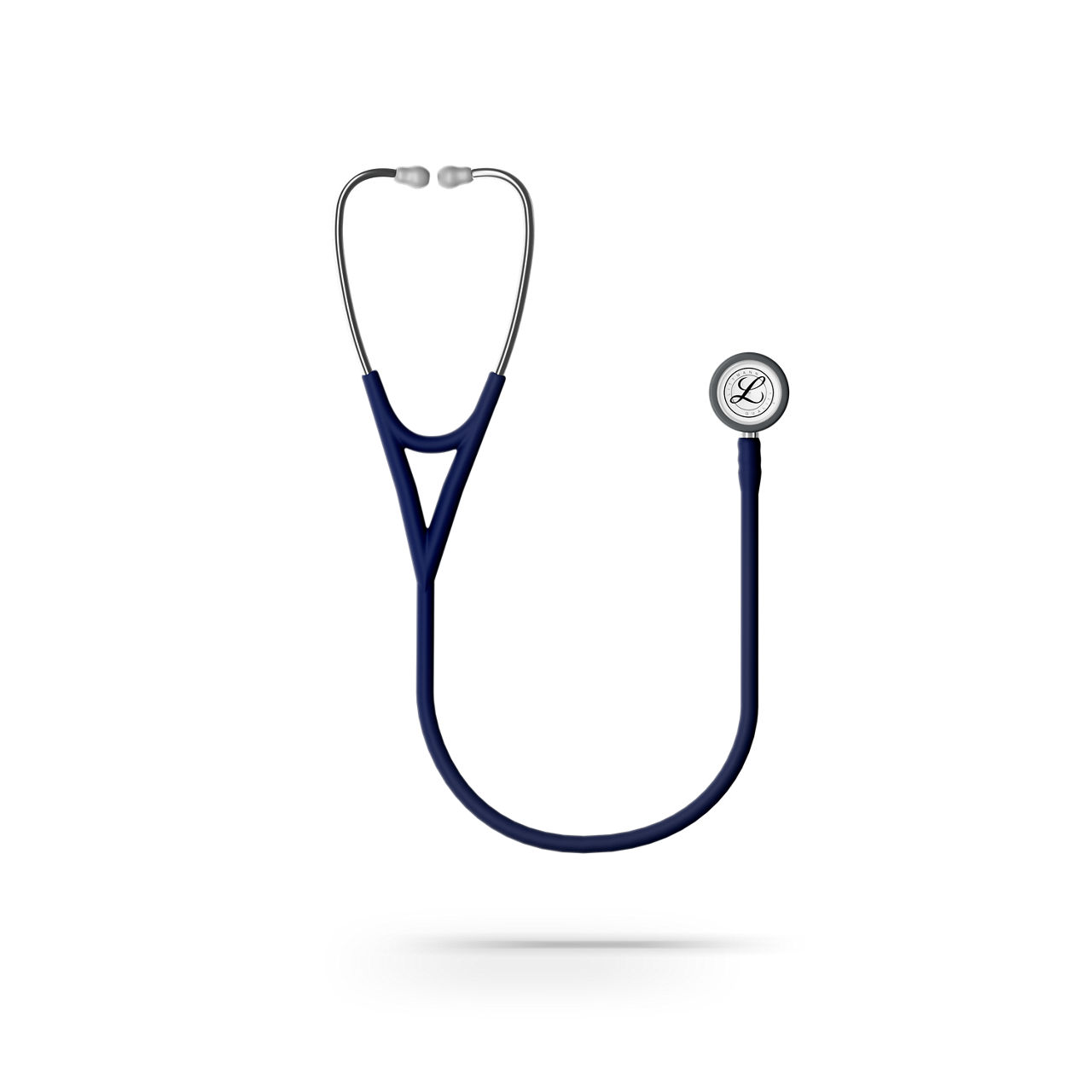 Littmann® Cardiology IV™ Stethoscope 6187c Satin-finish Midnight Blue Tube product render - straight