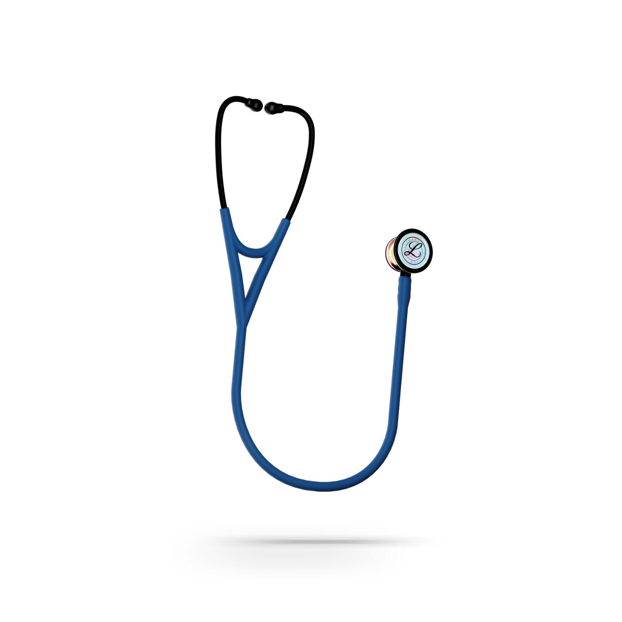 Littmann® Cardiology IV™ Stethoscope 6242c  Navy Tube product render - angled