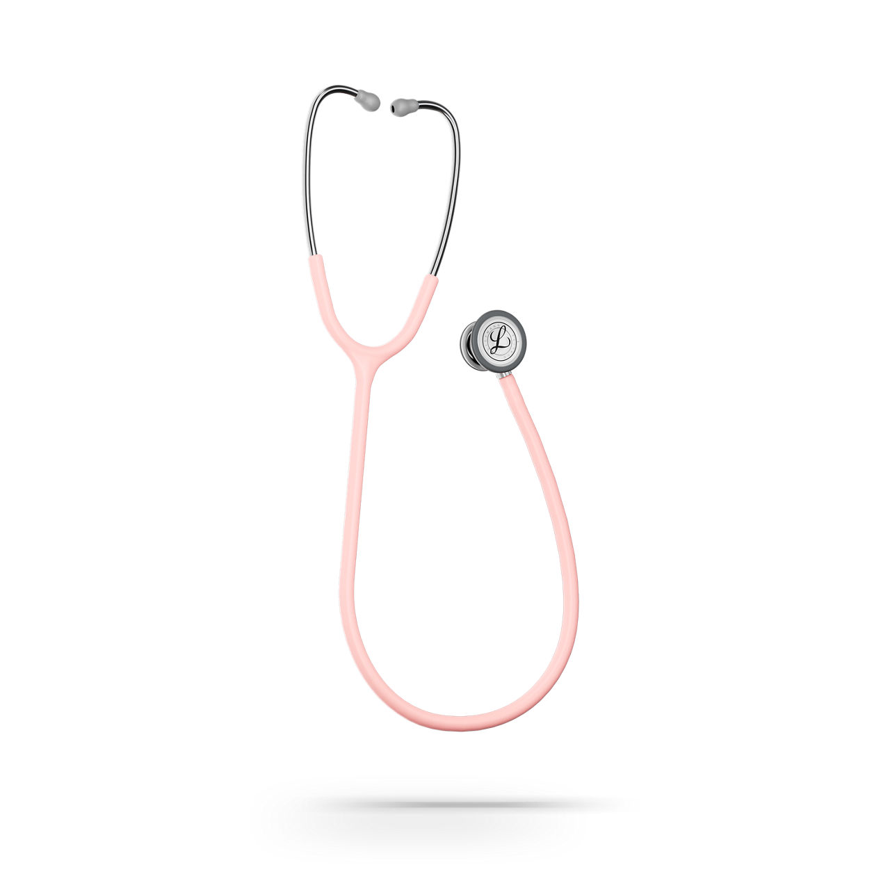 Littmann® Classic III™ Stethoscope 5910c Satin-finish Champagne Rose Tube product render - angled