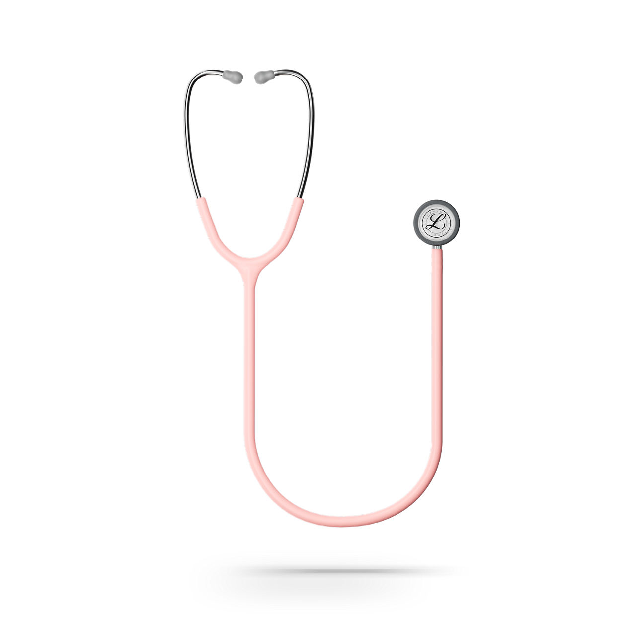 Littmann® Classic III™ Stethoscope 5910c Satin-finish Champagne Rose Tube product render - straight