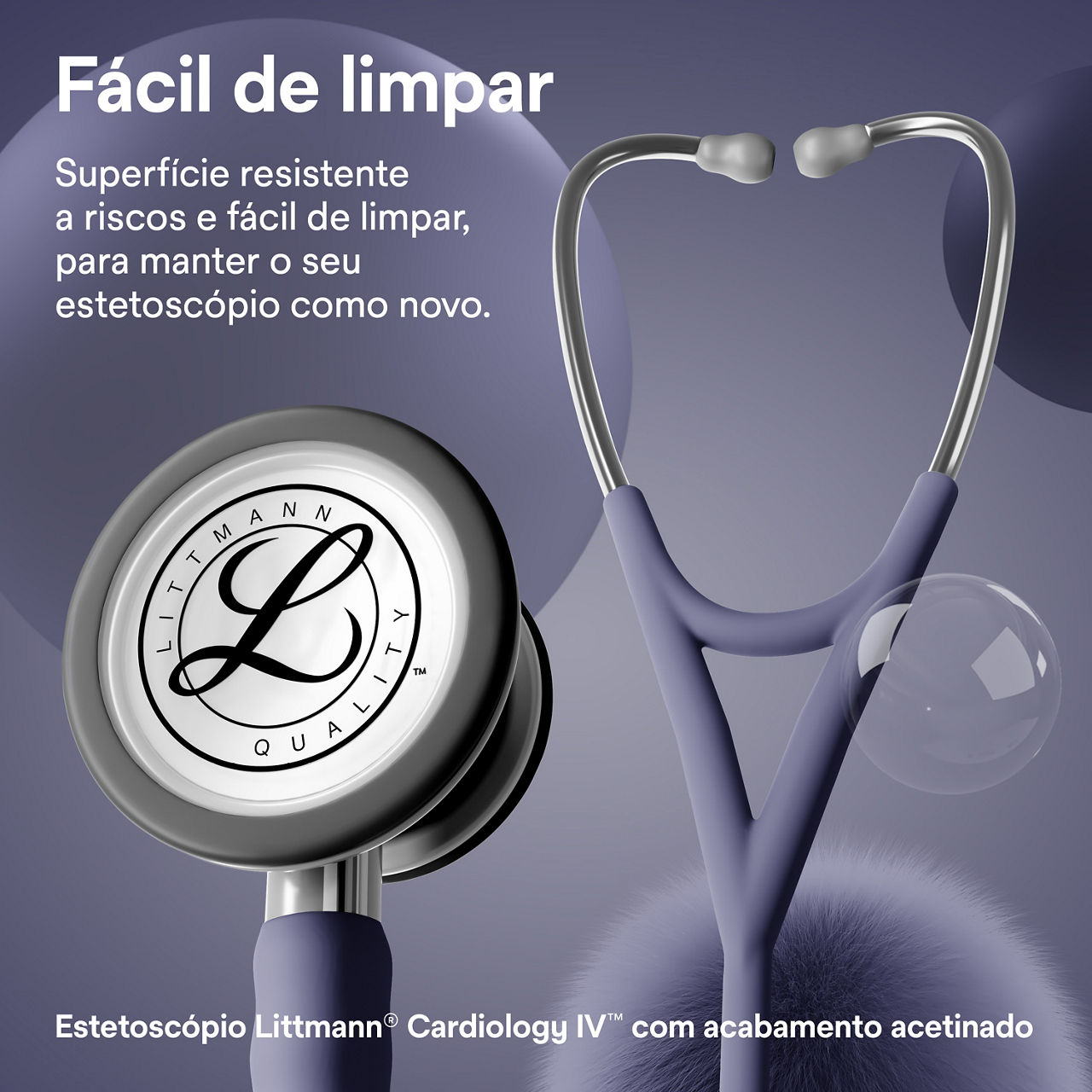 Littmann acabamento B+ Cardiology – Peça torácica e olivas auriculares cor midnight (3000x3000)