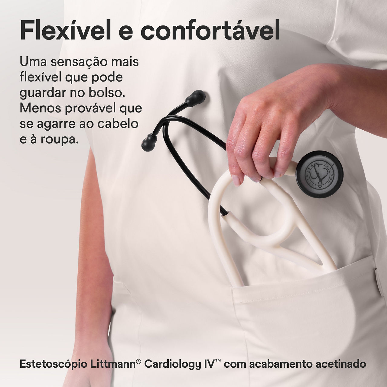 Littmann acabamento acetinado B+ Cardiology – No bolso cor alabaster (3000x3000)