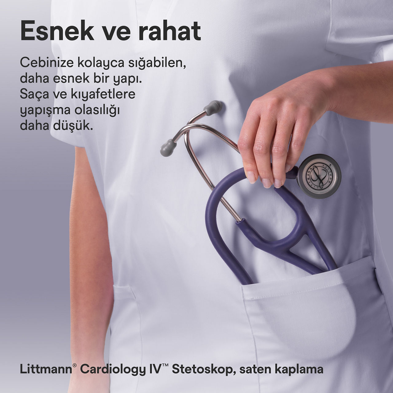 Littmann Cardiology Satin Finish midnight cepte stetoskop
