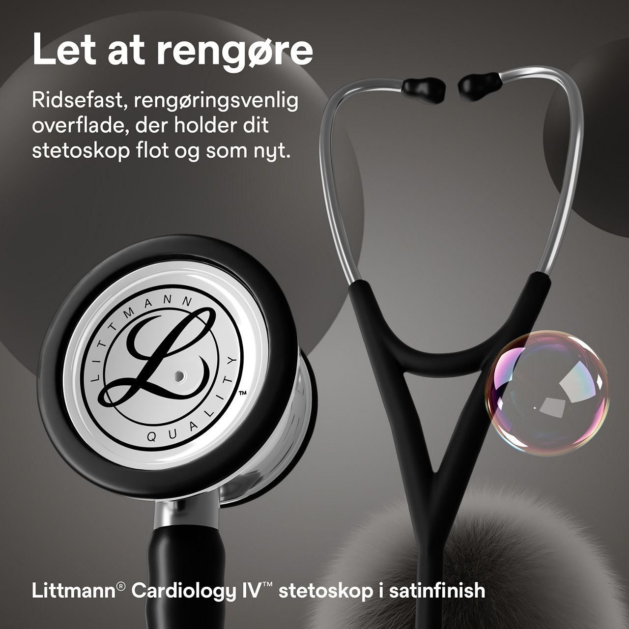 Littmann Cardio stetoskop – Midnight (bryststykke & ørepropper)