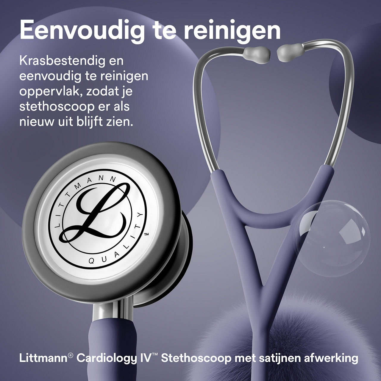 Littmann Cardio stethoscoop – Midnight (borststuk & oordoppen)