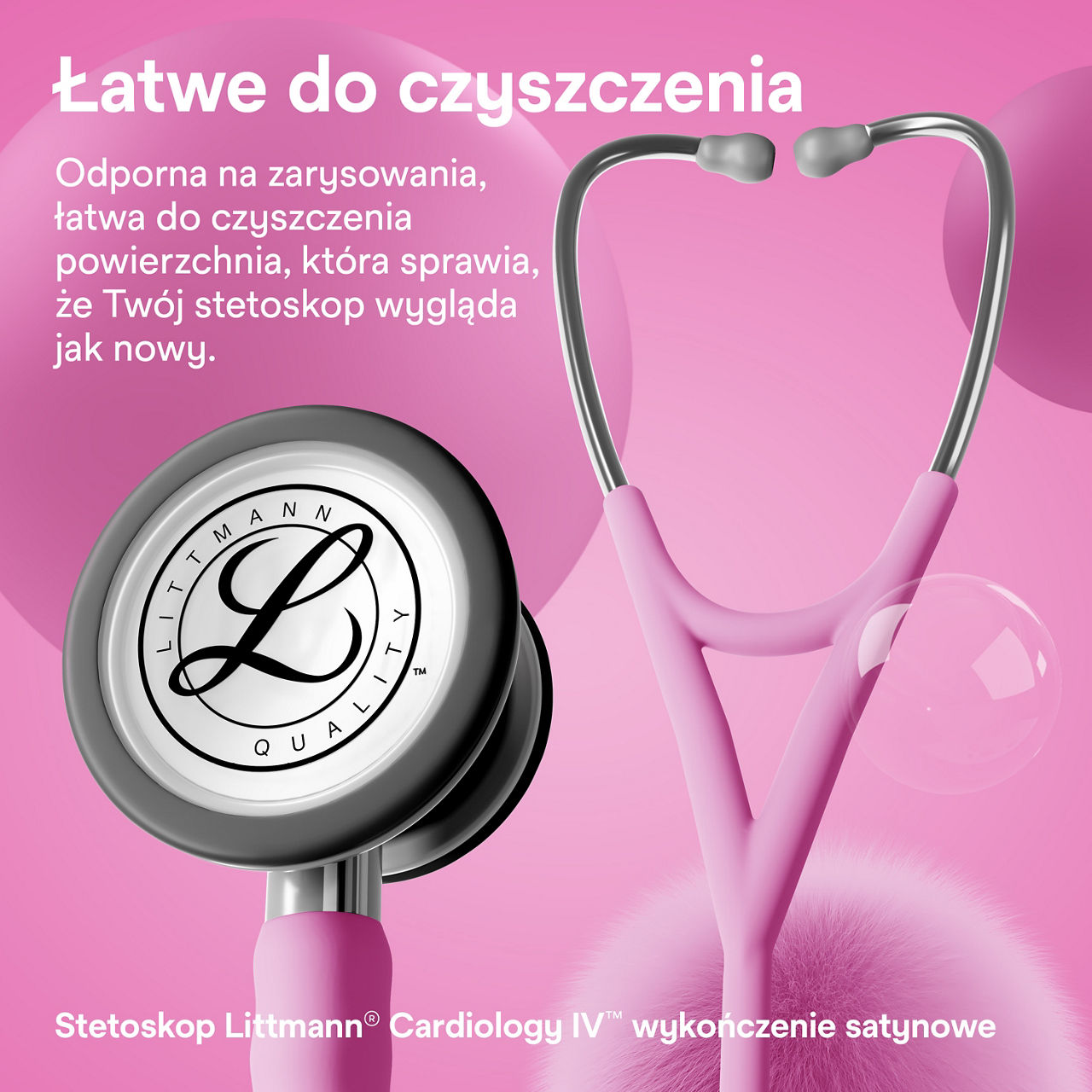 Littmann Satin Finish Kardiologia klatka piersiowa i liry Rose 3000x3000