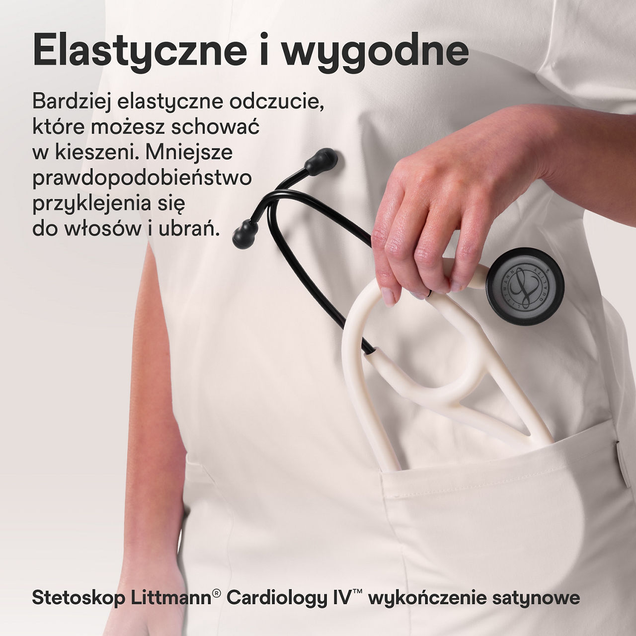 Littmann Satin Finish Kardiologia w kieszeni Alabaster 3000x3000
