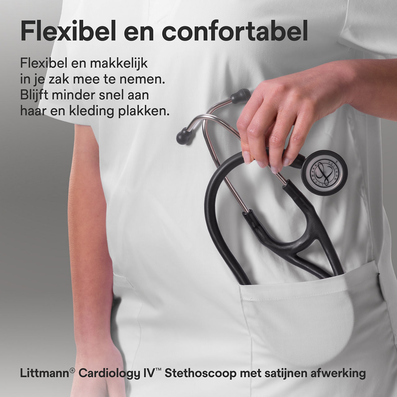 Littmann Cardio stethoscoop – Zwart (zakweergave)