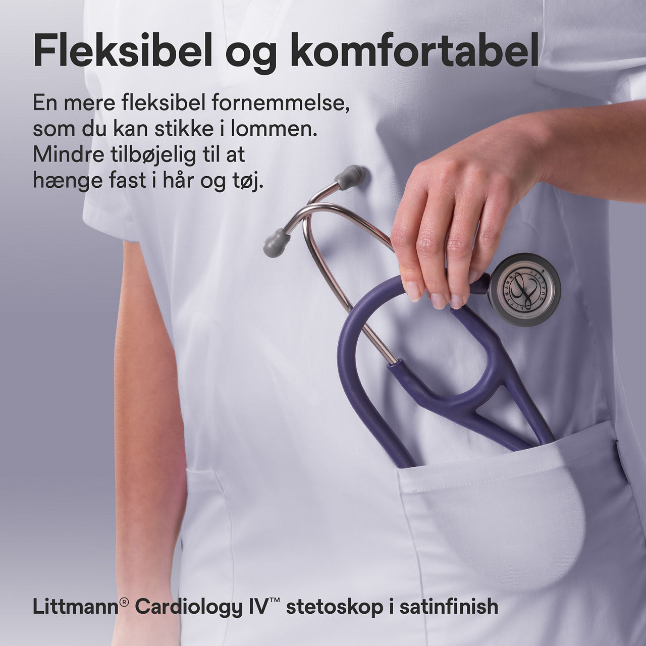 Littmann Cardio stetoskop – Midnight (lommevisning)