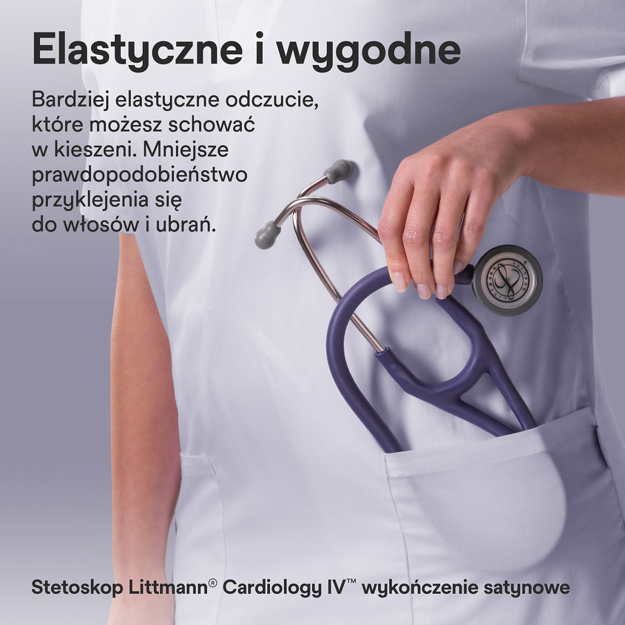 Littmann Satin Finish Kardiologia w kieszeni Midnight 3000x3000