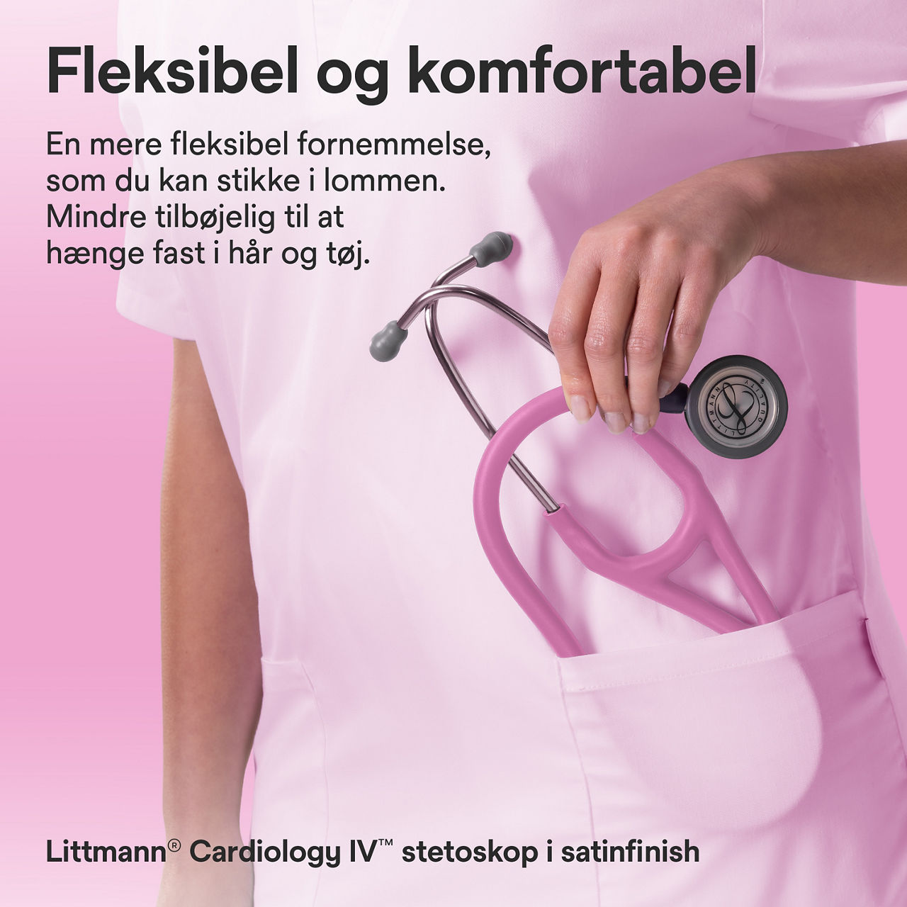 Littmann Cardio stetoskop – Rose (lommevisning)