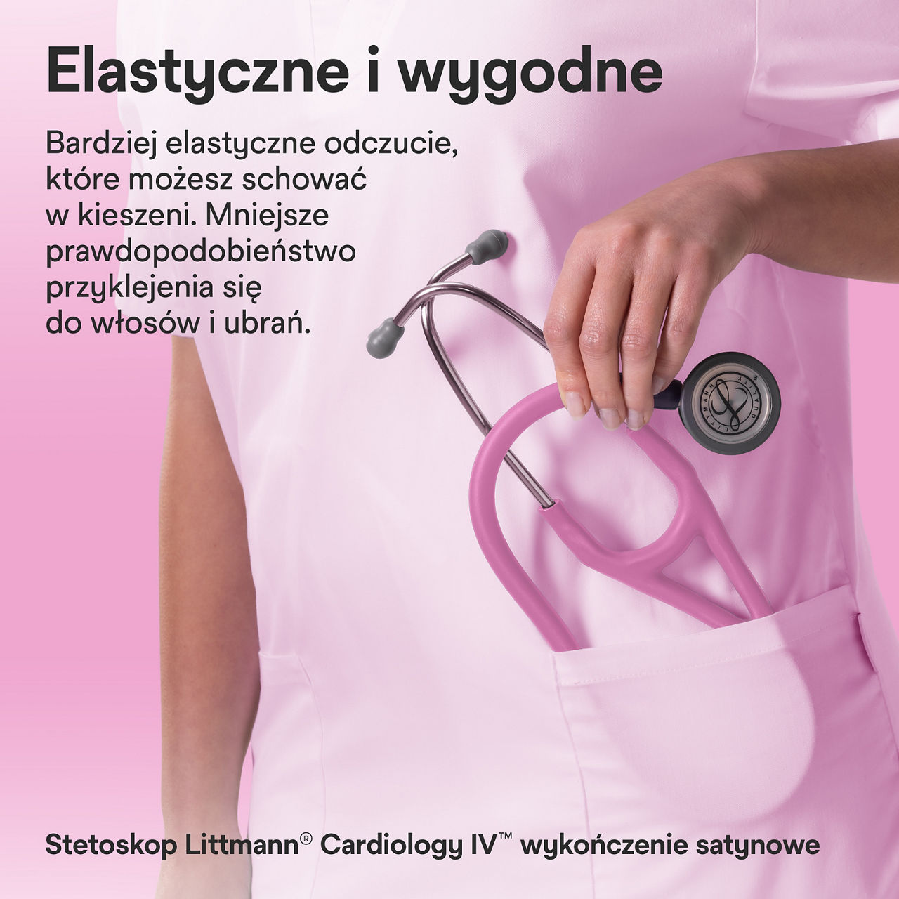 Littmann Satin Finish Kardiologia w kieszeni Rose 3000x3000