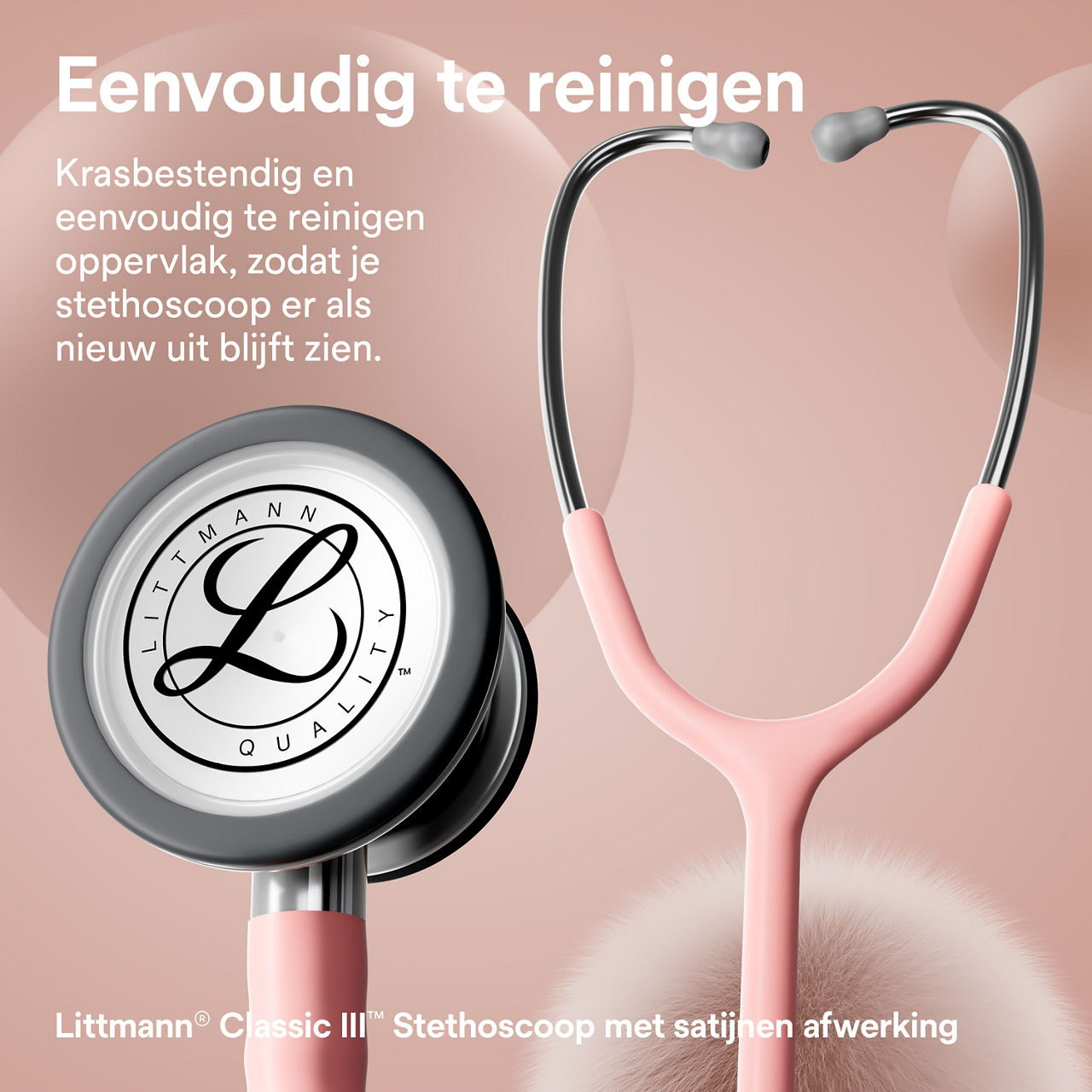 Littmann Classic stethoscoop – Champagne (borststuk & oordoppen)