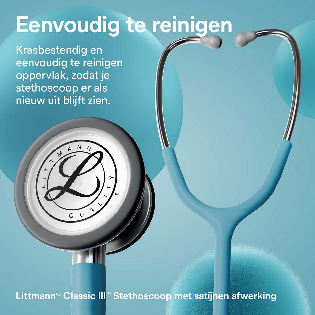 Littmann Classic stethoscoop – Marine (borststuk & oordoppen)