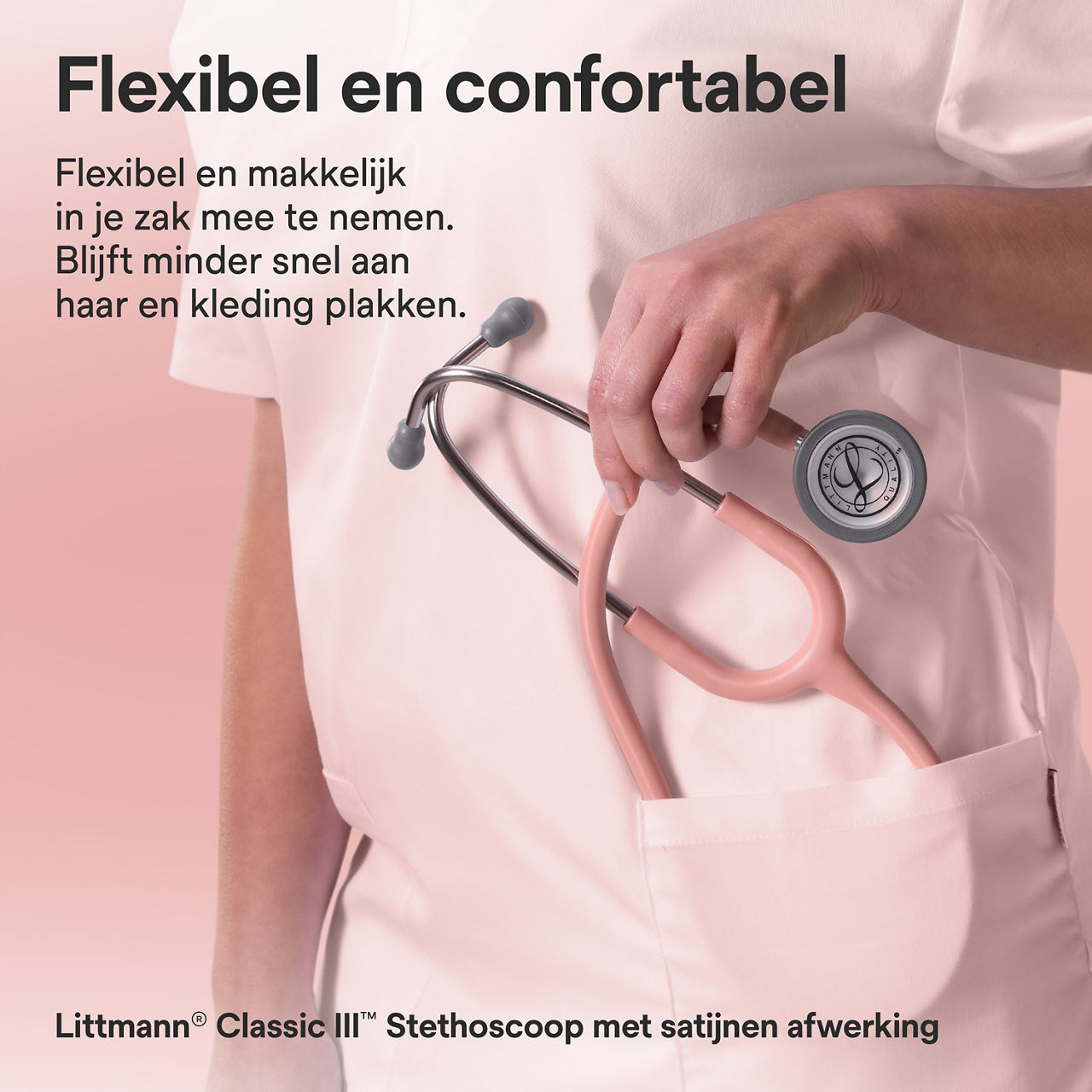 Littmann Classic stethoscoop – Champagne (zakweergave)