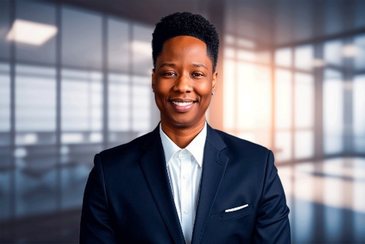 Portrait of Maggie Wilson in work environment.