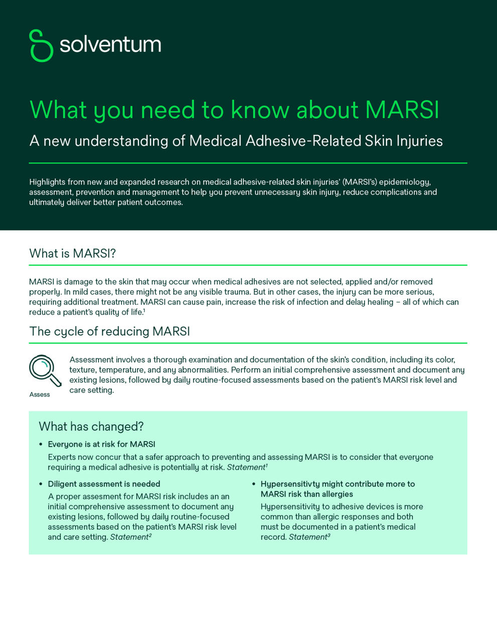 MARSI Cheat Sheet