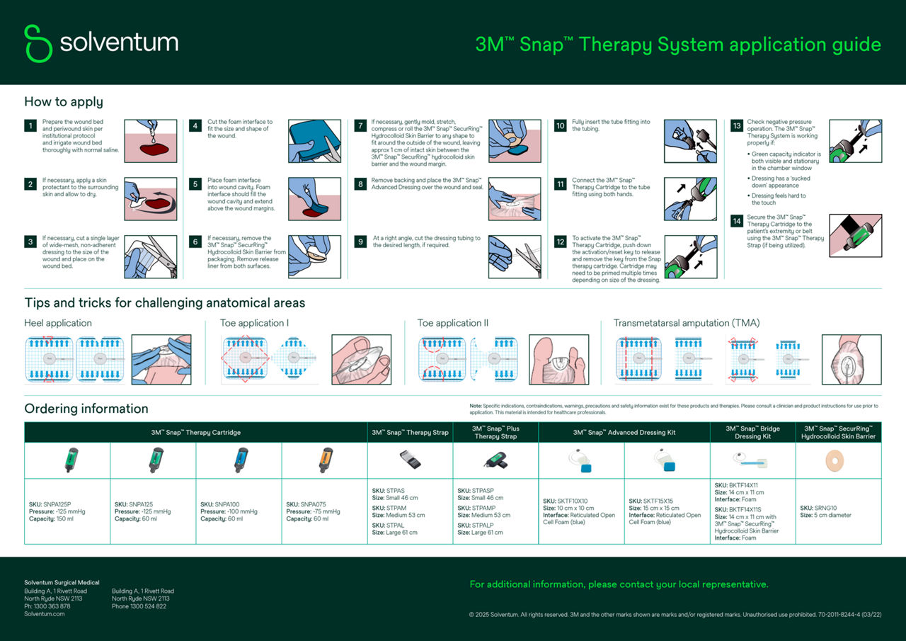 Snap Therapy application guide cover preview