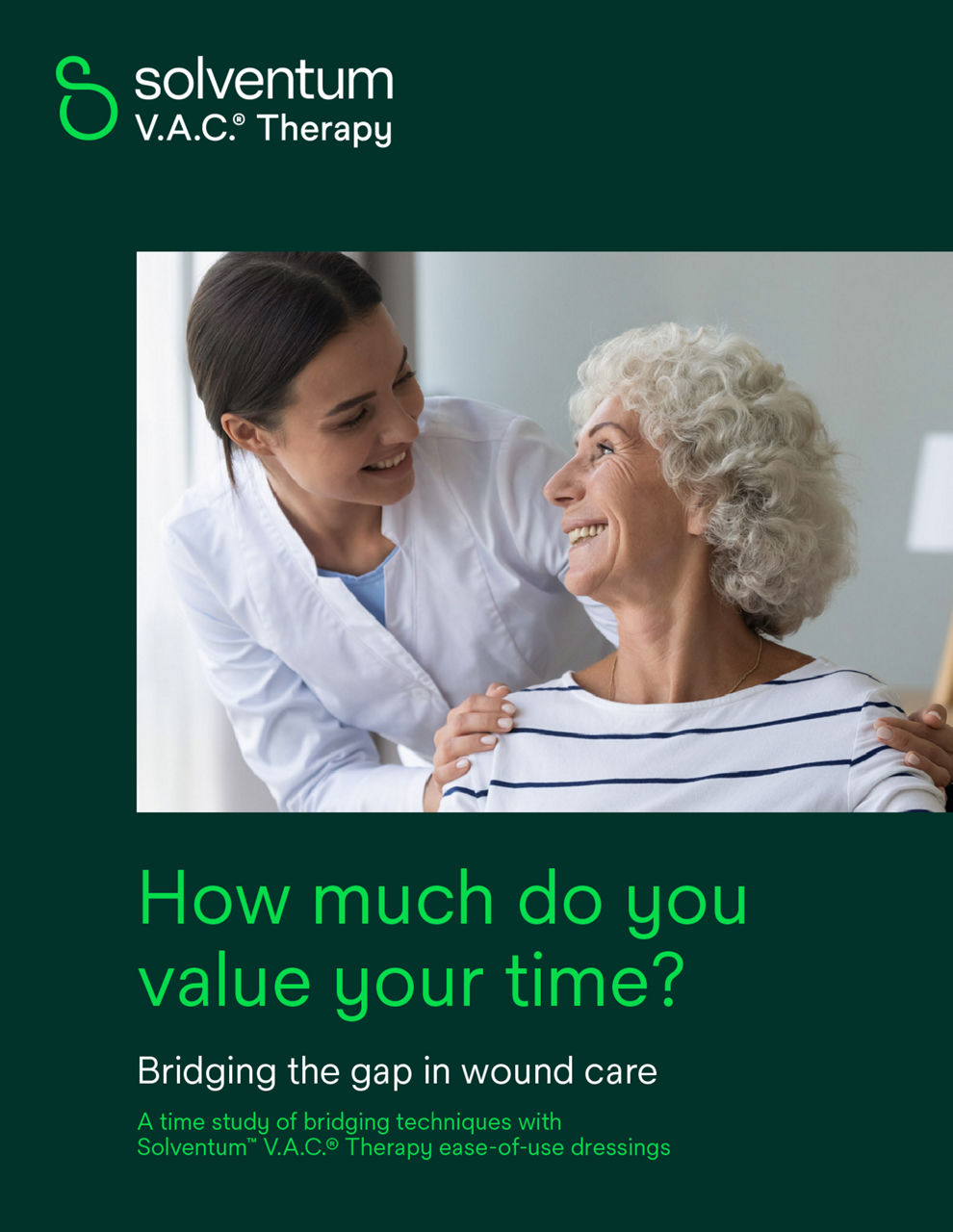 A time study of bridging techniques with Solventum™ V.A.C.® Therapy ease-of-use dressings