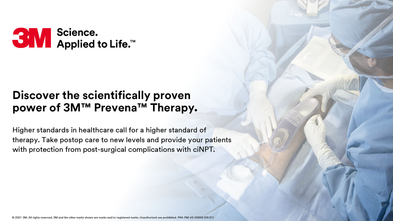 Prevena Therapy orthopedic surgery brochure cover preview