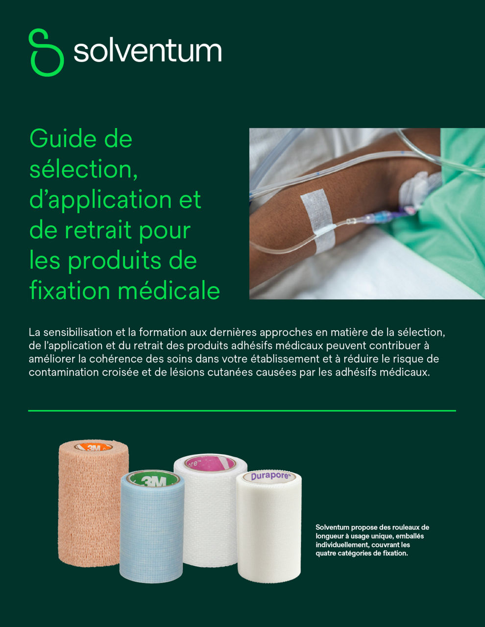 La couverture avant du guide de sélection des dispositifs de fixation médicale