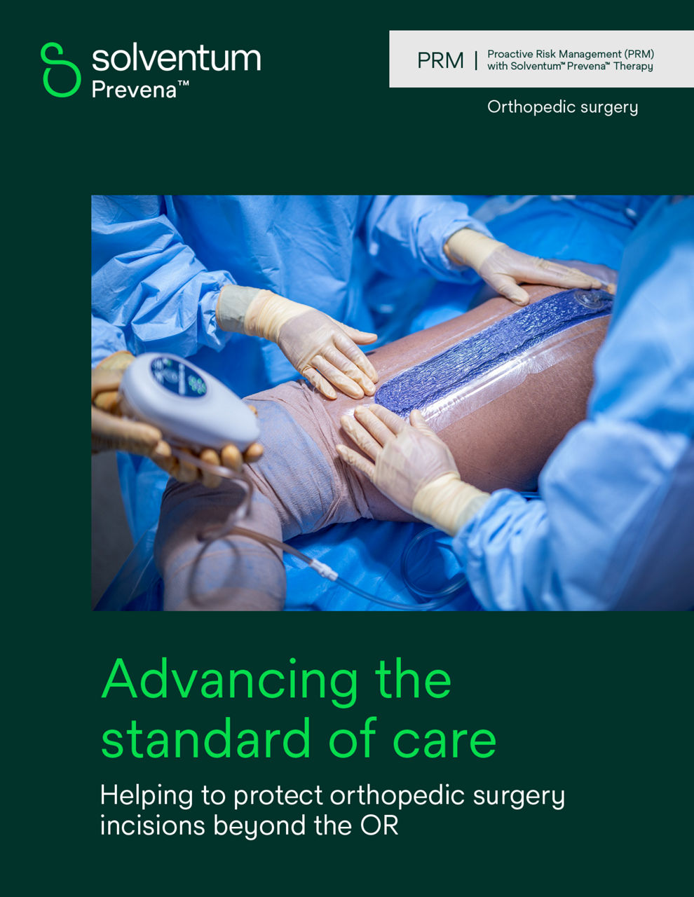 Prévia da capa do folheto de cirurgia ortopédica da Terapia Prevena