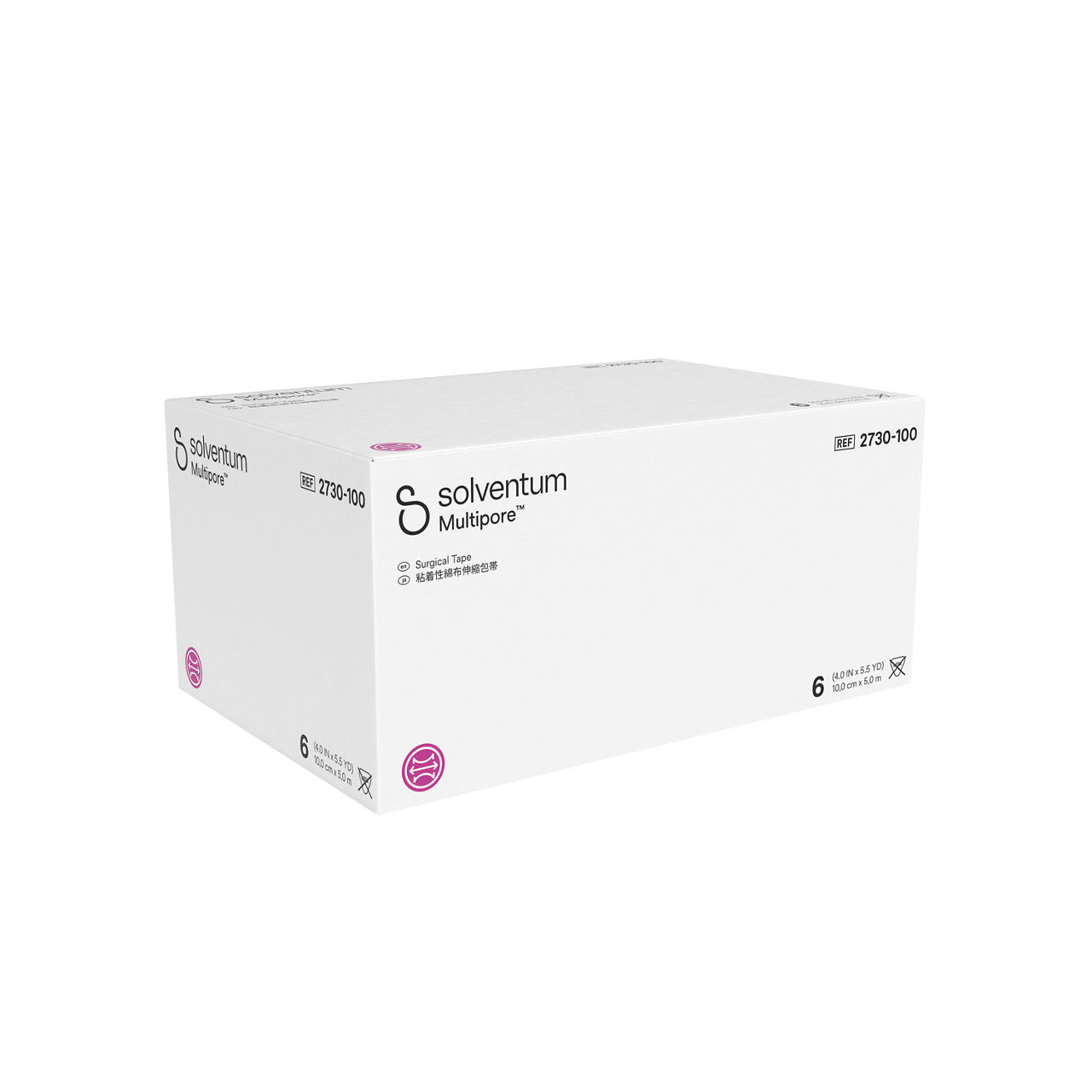 ソルベンタム™ マルチポア™ 粘着性綿布伸縮包帯 2730-100