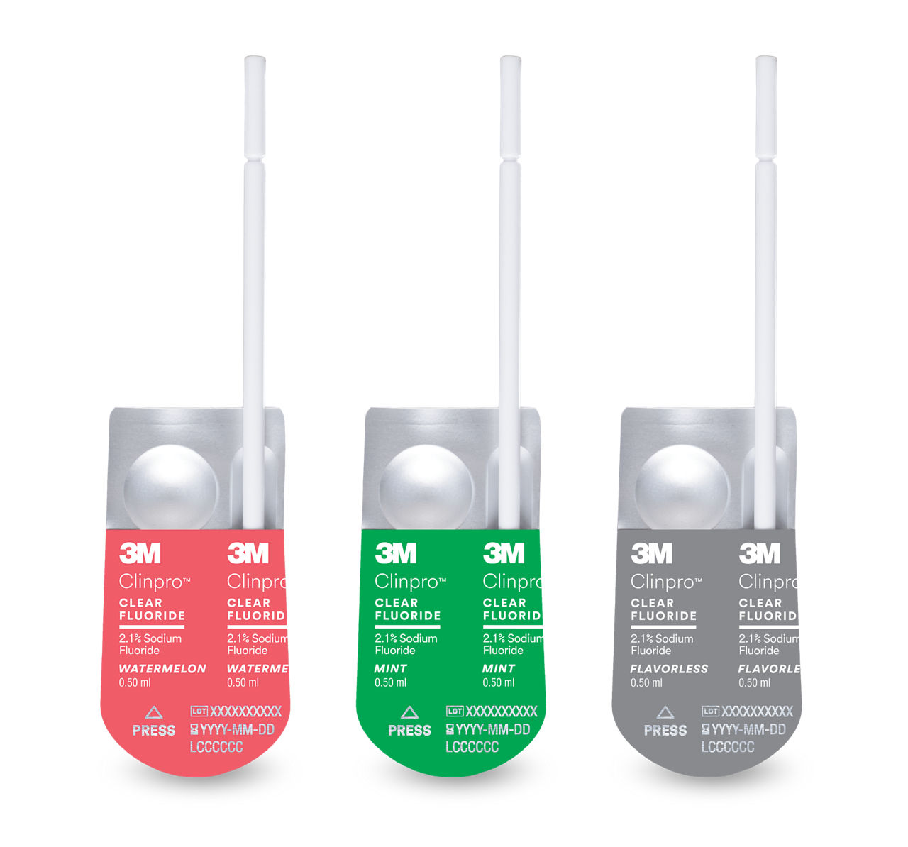 3M™ Clinpro™ Clear Fluoride Treatment - L-pop - All Flavors - Group