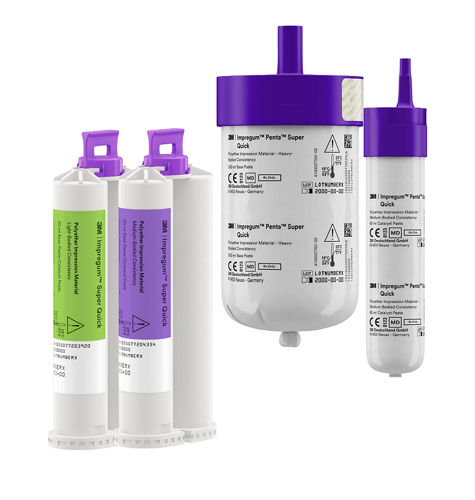 3M™ Impregum™ Penta™ Super Quick Medium Body/Light Body Polyether Impression Material Intro Kit