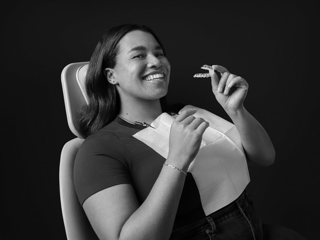grayscale clarity aligners patient