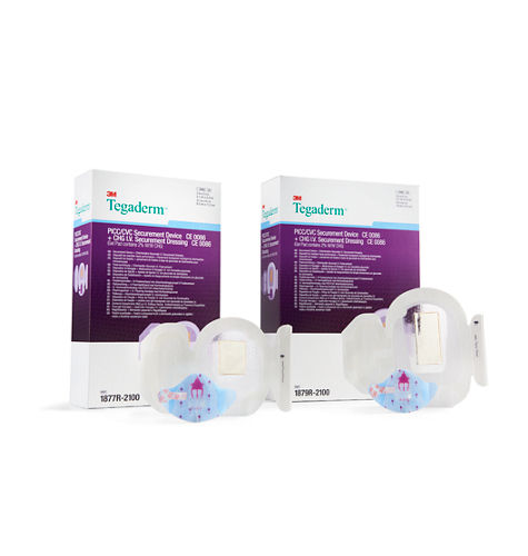 3M™ PICC/CVC Securement Device + Tegaderm™ CHG Chlorhexidine Gluconate I.V. Securement Dressing