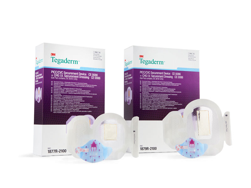 3M™ PICC/CVC Securement Device + Tegaderm™ CHG Chlorhexidine Gluconate I.V. Securement Dressing