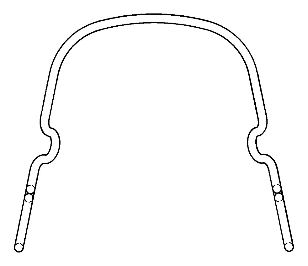 3M Unitek Preformed Lingual Arch, Horizontal